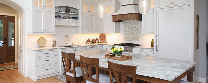 GRA with ARP in Two-tone by White Wood Kitchens Sandwich MA